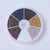 12/0 Grade A Round Glass Seed Beads SEED-JP0007-07-4