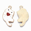 Alloy Enamel Pendants X-ENAM-N055-001A-NR-2