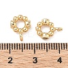 Brass Pave Clear Cubic Zirconia Tube Bails KK-C168-12G-3