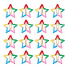20Pcs Iron Enamel Snap Hair Clips for Girls PHAR-TADJ0001-09-2