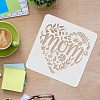 Plastic Reusable Drawing Painting Stencils Templates DIY-WH0172-388-3