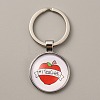 Teacher's Day Time Gem Keychain KEYC-WH0029-51C-P-1
