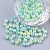 Rainbow ABS Plastic Imitation Pearl Beads OACR-Q174-4mm-03-1