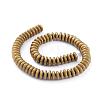 Electroplate Non-magnetic Synthetic Hematite Heishi Beads Strands G-M007-20B-2