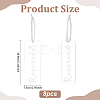Acrylic Seat Reservation Sign Hanging Ornaments AJEW-WH0534-61A-2
