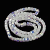 Electroplate Glass Beads Strands EGLA-M031-01A-HR11-2