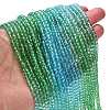 Transparent Painted Glass Beads Strands DGLA-A034-T4mm-A17-2