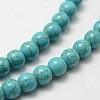 Synthetic Howlite Bead Strand X-G-P228-04-8mm-3