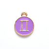 Alloy Enamel Pendants X-ENAM-S124-01B-01I-2