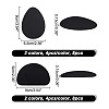 16Pcs 4 Styles Anti Skid Rubber Shoes Bottom Heel Sole FIND-NB0005-19-2
