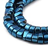 Electroplated Synthetic Non-Magnetic Hematite Beads Strands G-E606-B01-3