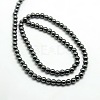 Grade AAA Magnetic Synthetic Hematite Round Bead Strands G-G644-B-11-2