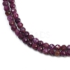 Natural Ruby Beads Strands G-C181-B06-02-4