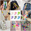 20Pcs UV Plating Opaque Acrylic European Beads OACR-TADJ0001-16F-6