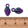 Baking Paint Alloy Pendants FIND-G097-04B-3