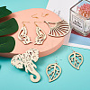 Biyun DIY Filigree Dangle Earring Making Kits DIY-BY0001-33-14