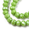 Electroplate Glass Beads Strands EGLA-A034-P2mm-A28-3