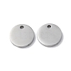 Non-Tarnish 304 Stainless Steel Charms STAS-Q308-09D-P-1