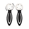 Alloy & Iron Bookmark Cabochon Settings PALLOY-N184-03S-4