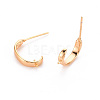 Brass Earring Findings KK-T062-208G-NF-2