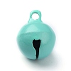 Baking Paint Brass Bell Pendants KK-WH0044-35A-3