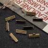 Iron Ribbon Crimp Ends X-IFIN-S008-AB-NF-4