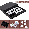 Rectangle Paper Loose Diamond Organizer Trays CON-WH0095-80-4