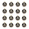 Golden Plated Alloy Charms X-ENAM-S118-02B-2