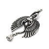304 Stainless Steel Big Pendants STAS-V008-05AS-2