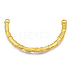 Matte Style Brass Connector Charms KK-T065-001-2