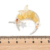 Natural Topaz Jade Round Chip Wire Wrapped Pendants PALLOY-TA00437-04-3