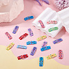 Iron Enamel Snap Hair Clips PHAR-TADJ0001-06B-4
