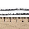 Synthetic Terahertz Stone Beads Strands G-H327-L03-01-4