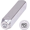 Iron Metal Stamps AJEW-BC0005-39H-1