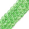 Glass Beads Strands X-GLAA-R024-6x4mm-6-1