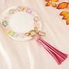 Chain Link Wristlet Keychain HJEW-SW00014-06-3
