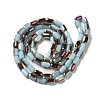 Electroplate Glass Beads Strands EGLA-D031-01-10-2