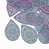 Ion Plating(IP) 304 Stainless Steel Filigree Pendants X-STAS-S108-54-1