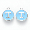 Platinum Plated Alloy Enamel Charms LS-ENAM-S118-04T-P-1