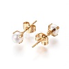 304 Stainless Steel Stud Earrings EJEW-I229-01G-A-2