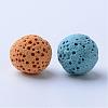 Unwaxed Natural Lava Rock Beads G-F325-16mm-M-2