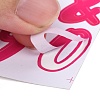 Number & Alphabet & Sign PVC Waterproof Self-Adhesive Sticker DIY-I073-04C-3