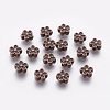 Tibetan Style Alloy 3D Flower Beads RLF0476Y-1