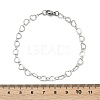 Tarnish Resistant 304 Stainless Steel Chain Bracelets BJEW-P236-07P-5