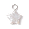 Natural Keshi Pearl Charms PALLOY-JF04242-01-3