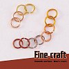 6 Colors Aluminum Wire Open Jump Rings ALUM-JP0001-01D-6