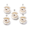Opaque Resin Pendants RESI-P043-01P-07-1