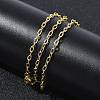 2.2MM Brass Cable Chain Necklaces for Women KK-CBA2293-09G-2