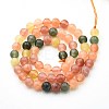 Natural Quartz Beads Strands G-N355-6mm-23-2