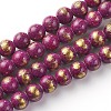 Natural Mashan Jade Beads Strands G-F670-A20-8mm-1